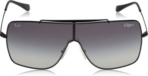 Wings Ii Sunglasses in Black and Grey Gradient .